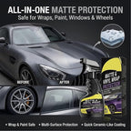 Matte Vinyl Wrap Protection Spray - Matte & Vinyl Wrap Protection Spray,Matte Finish Detailer for Cars, Cleaning and Maintenance, Coating Care