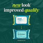 goodwipes Flushable Butt Wipes - Vitamin E & Aloe - Sewer & Septic Safe - Extra Large Adult Wet Wipes For Women & Men - Bathroom Essentials - Shea-Coco, 153 Count (3 Packs + 3 Individually Wrapped)