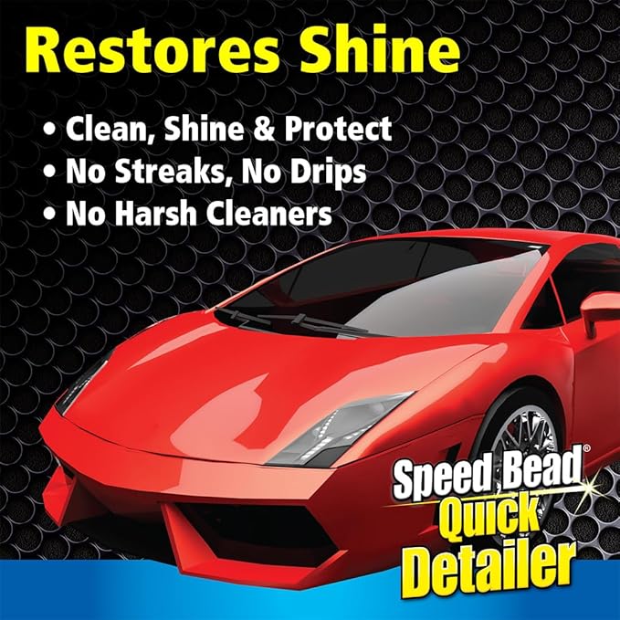 Stoner Car Care 92354 Speed Bead Quick Detailer Spray – Fast Detail Spray for Dust, Smudges and Light Contaminants – Enhances Gloss and Slickness With Carnauba Wax – 22 fl oz