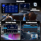 CAMECHO 4G+128G Car Radio Stereo for Dodge Journey 2012-2019 with Wireless Carplay Android Auto Android 15 Radio 9" 1280 * 720 Touch Screen Head Unit with GPS Bluetooth WiFi FM RDS Backup Camera