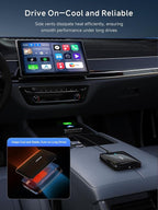 Magic AI Box, Wireless CarPlay/Android Auto Adapter, Car Video Box Supports for Netflix/YouTube/TikTok/TF Card, DriveChat AI Smart Box with GPS/Dual Bluetooth