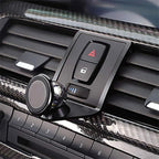 Car Mobile Phone Mount Compatible with BMW 3 4 Series M3 M4 F30 F31 F32 F33 F34 F36 F80 F82 F83 360-Degree Rotary Cell Phone Holder Navigation Bracket Accessories(Magnet)Suggested Purchase Style B