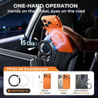 Car Phone Holder for Toyota RAV4 2025 2024 2023 2022 2021 2020 2019 7/8-Inch (Not for 9/10.5-Inch) 360° Rotation Magnetic Cell Phone Mount, Compatible with Magsafe, Does Not Affect Air Vent