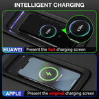 Xipoo Wireless Charger Compatible with 2015-2018 Chevy Silverado 15W Fast Charging Wireless Charger Pad Full Console Upgraded Replacement for 2015-2018 Chevy Silverado GMC Sierra Accessories