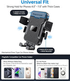 Dual Cup Phone Holder for Car, Cup Mount, Holds 2 Phones Simultaneously, car Phone Mount Compatible with MagSafe, Fits iPhone/Samsung/Motorola/Google/LG/TCL & 4.0-7.0 Inch Smartphones