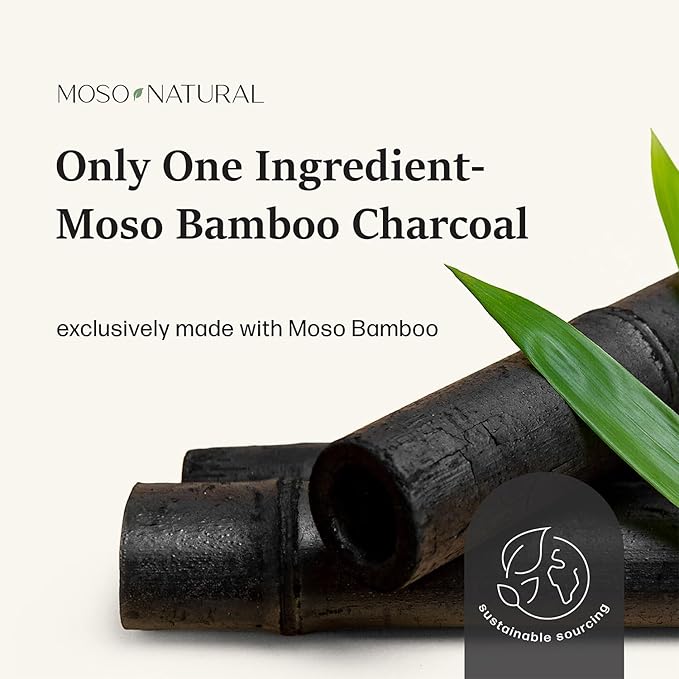 Moso Natural Charcoal Odor Absorber for Cars (2 Pack) 300g Bamboo Charcoal Air Purifying Bag, Unscented Odor Eliminator, Lasts Up to 2 Years, HGTV Editors’ Pick