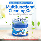 3 Jars Car Cleaning Gel, Auto Interior Cleaning Putty with Puller, Dust Remover for Car Vents, Keyboard & Detailing
