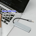 High-Speed USB Hub Expander for Laptop Computer Multiple USB Adapter for Keyboard Mouse Printer and External Drives Plug and Use Data Splitter