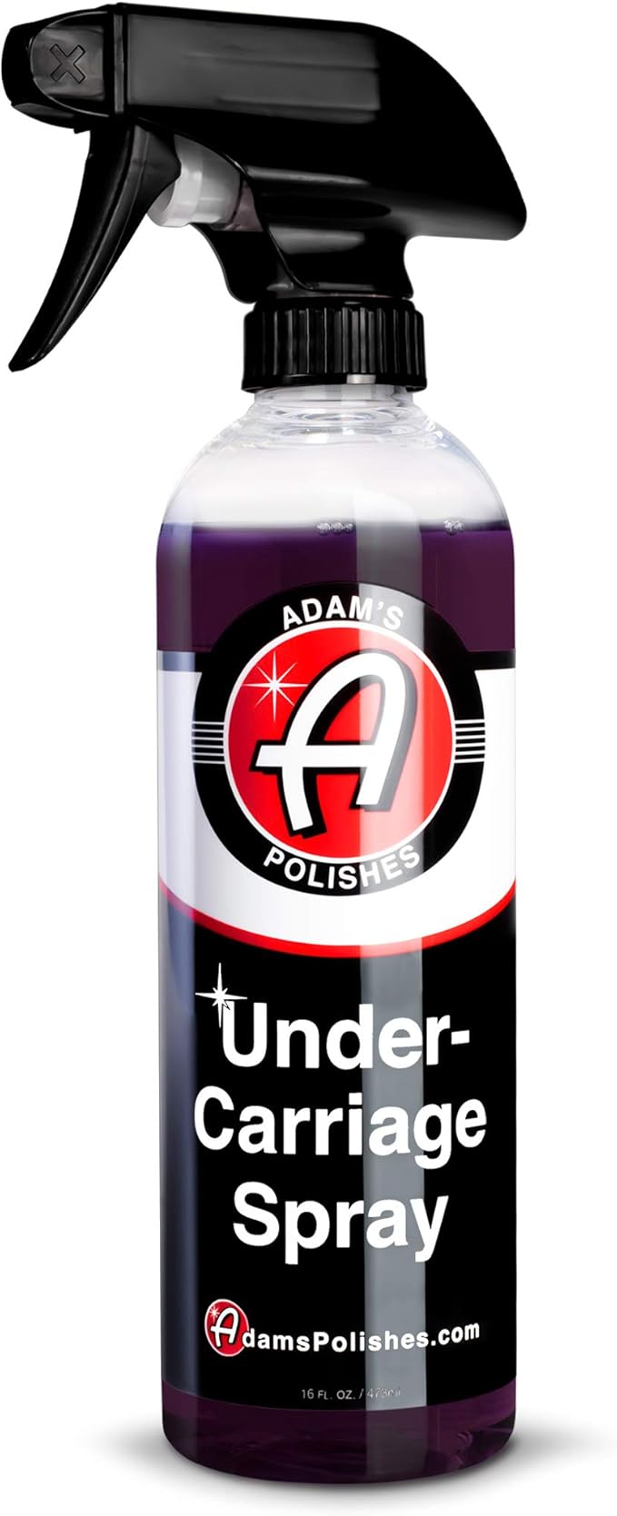Adam's Polishes SiO2 Infused Invisible Undercarriage Spray, Black Satin, 16 oz