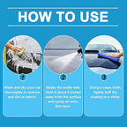 2PCS Car Coating Spray, Quick Effect Coating Agent, Advanced Car Quick-Acting Coating Agent for Most Colors & Finishes, Scratch Wax Coating Spray for Shine & Protection