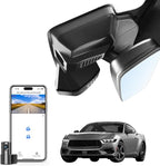 Mangoal Front 4K & Rear 1080p Dash Cam Fit for Ford Mustang Gen7 2024-2026, EcoBoost Premium GT Premiun Mach 1(Model C), UHD 2160P Video, WiFi & App, 128GB Card
