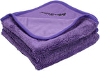 Maxshine Universal 3-Piece Purple 600GSM Microfiber Drying Towels – Single Twisted Loop, Ultra-Absorbent Plush Towels for Car Wash & Drying – Streak-Free Detailing Cloths (16" x 16")