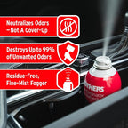Mothers Odor Eliminator & Refresher, New Car Scent, 2 oz. Aerosol – Whole-Car Fogger Neutralizes Smoke, Pet, Food & Mildew Odors with CMM® Technology, Freshens Cabin & Vent Ducts (06811)