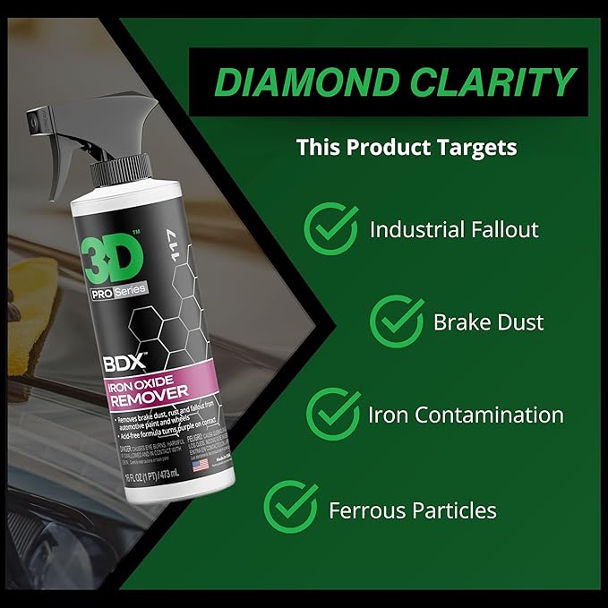 3D Bug Remover BDX Iron Remover – Ultimate Exterior Cleaning Duo for Bug, Tar, and Iron Decontamination – 16 oz Each