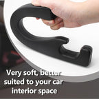 Black 2 PCS Car Seat Gap Filler, Car Seat Catcher Space Filler Between Car Seat and Console, Universal Car Accessories Auto Seat Gap Filler (Normal)