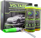 Voltage RTS Touchless Wash Kit – 2 × 32 fl oz Car Soap + Hydro Foam Cannon, EV & Sensor Safe, Ceramic Coating Safe, High-Foam Car Wash Kit for Pressure Washers