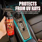 16 oz. Wolfgang Vinyl & Rubber Protectant | UV Ray Protection | Non-Greasy Satin Finish | WG-2700