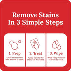Emergency Stain Rescue Stain Remover Spray - Wine & Coffee Stain Removal - On-the-Go Wipes for Carpets & Upholstery - No Added Phosphates Fabric Spot Remover - 0.36 Fl Oz Spray & 10 Wipes (11 Count)