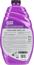 Turtle Wax X Mister Cartoon 54253 Slick Foam Wash and Wax, Clean and Protect in One Step, pH Neutral Formula, High Shine Finish, Safe for Cars, Trucks, SUVs, RVs, Motorcycles and More, 48 oz.