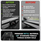 BestEvMod Dashboard Car 1/4 Screw Mount Phone Holder Tablet Mag Safe Compatible with Refreshed Tesla Model Y Juniper Model 3 Highland fits for All Phones & Android 360° Adjustable (Mag Safe)
