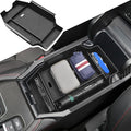 EDBETOS Center Console Organizer Compatible with 2023 2024 2025 2026 Honda Accord LX EX Sport EX-L Sport-L Touring Hybrid ABS Plastic Material Armrest Box Insert Tray Storage Accessories,Black