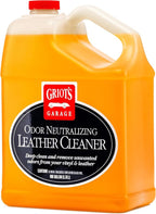 Griot's Garage Odor Neutralizing Leather Cleaner for Car Seat, Dashboard, Door Panel, Eliminates Unwanted Smells, 10972, One Gallon