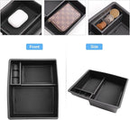 2024 2025 2026 Tacoma Accessories Center Console Organizer for Toyota Tacoma (SR5/TRD Off-Road/TRD Sport/TRD Pro/Limited/Trailhunter) Durable ABS Plastic 2025 Tacoma Console Tray Insert (Black)
