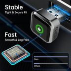 Wireless CarPlay Adapter for iPhone 2026 Upgrade, OEM-Level Stability with Lightning-Fast Instant Connection, One-Tap Device Switching, Ultra-Compact Design, for Cars with Factory Wired CarPlay