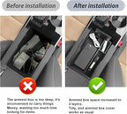 SKTU 2-Pack for 2025 2026 Chevy Equinox Accessories Center Console Organizer for 2025 2026 Chevrolet Equinox (LT/ACTIV/RS) 2025 2026 Equinox Console Tray & Lower Center Console Tray