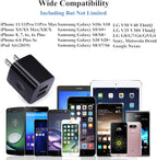 Charger Box, Charging Cube 5 Pack, Dual USB Wall Charger 5V 2A Power Adapter Charging Block Brick Outlet Plug for iPhone 15 14 13 12 11, iPad, Samsung Galaxy S25 S24 S23 FE A53 A15 A13 S22 S21 FE S20