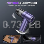 KMM Handheld Car Vacuum Cleaner, 9000PA Vacuum Cleaner & Air Duster, 120W High Power Vacuum Portable Cordless, Hand Held Vacuum Rechargeable with Multi-Nozzles & LED Light for Home, Car, Office