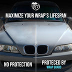 Rev Auto Wrap Guard - Cleans, Hydrates & Protects Car Vinyl | Vinyl Wrap Cleaner for Cars | Made for Gloss, Satin, Matte, Chrome, Printed & More - (16 Fl Oz)