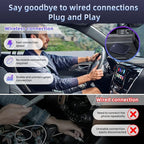 Carlinkit CarPlay Android 13.0 AI Box Adapter, 3-in-1 CarPlay AI Box Max(Plus), Plug & Play, Easy Setup, Built-in Google Play/Netflix/YouTube/TF Card, for Cars with OEM Wired CarPlay&Touchscreen