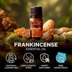 100% Pure Frankincense Essential Oil - 0.34 Fl Oz - Frankincense Oil for Hair, Skin, Diffuser, Aromatherapy & DIY Candle Making Scent