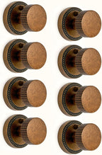 Asidrama 8 Pack Antique Brass Privacy Door Knobs with Lock, Vintage Door Handles with Antique Brass Door Knobs Interior for Bedroom or Bathroom, Heavy Duty Door Lever for Left Right Sided Doors