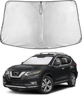 EcoNour Windshield Sunshade Compatible for Nissan Rogue (NOT for Rogue Sport) 2014-2018 2019 2020, Sun Visor for Front Window Sun Shade Cover, UV Heat Blocker & Protector, Car Accessories