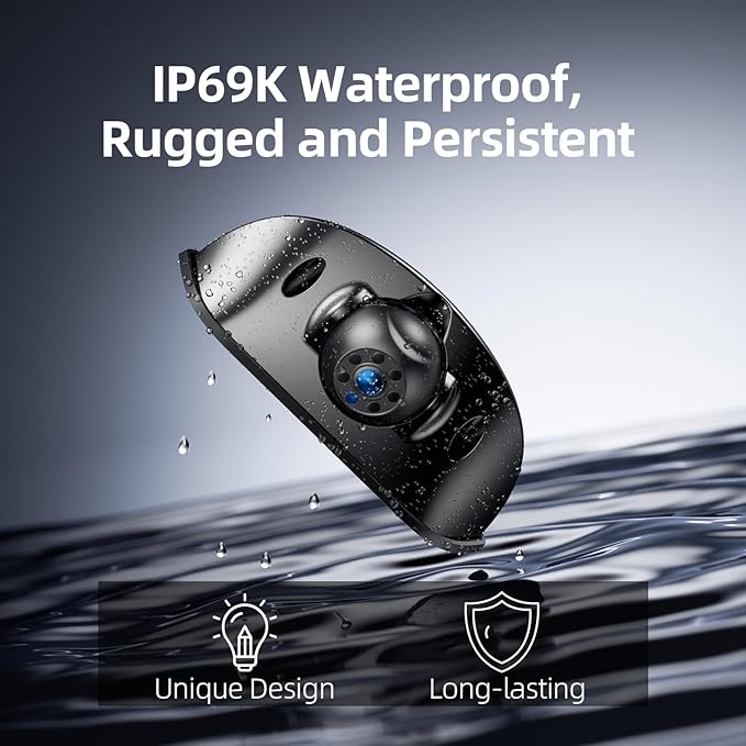 eRapta RV Backup Camera Wireless System for Furrion with 5-Inch Monitor 1080P, 1 Rear Camera, Wide-View, Video Recording, IR Night Vision, IP69 Waterproof, Plug and Play for Camper -AY5