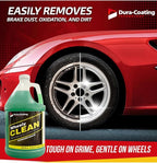 DURA-COATING TECHNOLOGY Wheely Clean Concentrate - Good for Chrome Wheel Cleaner, Clear-Coated, or Aluminum Wheel Cleaner - Professional Tire Shine & Rim Cleaner Spray - Car Care Solution - 1 Gallon