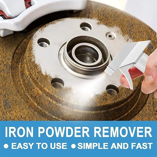 Car Rust & Iron Particle Remover Spray, Fast Acting Heavy Duty Metal Cleaner Rust Remover Spray, for Removing Rust and Particles from Cars, Tools, Bolts & More Removers for All Surfaces (1Pc)