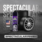 Cristal Products Untouchable Tire Shine Spray – Long-Lasting Wet Tire Finish for Deep Gloss & Protection – Waterproof Tire Shine, Easy Application, Premium Tire Cleaner Shine 13oz (12PK)