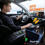 Sunweyer Wireless CarPlay Adapter & Android Auto Wireless Adapter, for Apple CarPlay, USB Bluetooth Dongle for iPhone & Android, Plug & Play Car Play Wireless Adapter 2026
