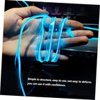 Luxshiny 2pcs Car Led Lights for Interior Ambient Lighting Kit Under High Brightness USB Powered Easy Installation