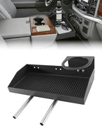 Front Center Console Organizer Headrest Tray Compatible with Ford F150 F250 F350 F450 F550 F650 2011-2025, Truck Center Console Cup Holder Coin Organizer Storage Accessories, Jump Seat Only