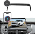 Wireless Car Charger for Chevy Suburban (2021-2023 2024, 10.2 Inch) / Tahoe/GMC Yukon/Yukon XL, iPhone Magnetic Car Mount, 15W Magsafe Phone Holder for Samsung & Google, 2022 Car Accessories