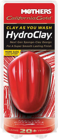 Mothers California Gold HydroClay — Surface Prep Tool, Durable Sponge-Clay Design Removes Overspray, Mineral Deposits, Pollen, Bird Droppings & Rail Dust, Restores Smooth, Brilliant Paint (07245)