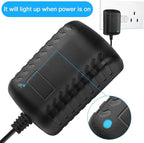 AC to DC Converter 2A 24W Car Cigarette Lighter Socket Adapter Power Cable 110-240V to 12V AC/DC for Automobile Home Use Car to Wall Plug（Under 24W only） (Pack of 2)