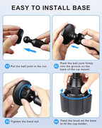 SUPERONE for Magsafe Cup Holder Phone Mount,Universal Cup Phone Holder For Car,Wireless Magnetic Car Mount with Adjustable Neck & 360°Rotation for iPhone 17 16 15 14 13 12Pro Max,Samsung & Smartphones