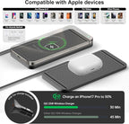 POLMXS 25W Wireless Charger Car Fast Wireless Charging Pad DIY Wireless Phone Charger Mat Compatible with iPhone 17/16(25W)/15/14/13/12(7.5W) (P21)