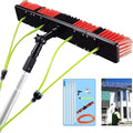 7m Telescopic Water Fed Brush for Home & Auto - 23ft Extendable Window & Car Wash Cleaner Ideal for Vans and Hard-to-Reach Areas