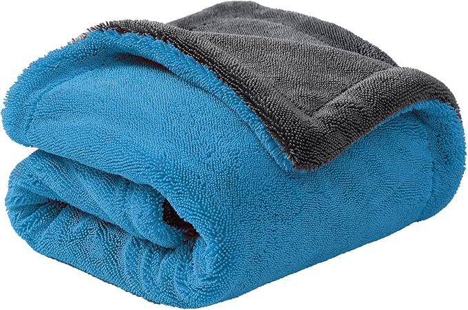 Extra Large Car Drying Towel, 36 Inches, 1300gsm,Super Absorbent Polyamide, Double-Twisted Design